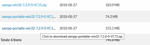 Download Xampp