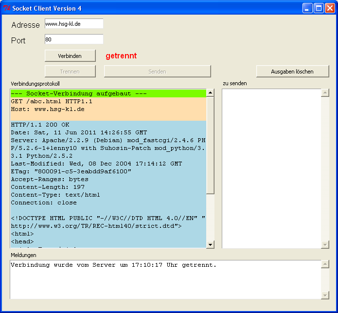 GUI HTTP-Client