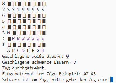 Ausgabe Komandozeile