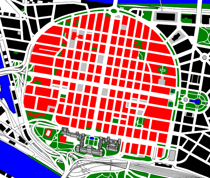 Straßennetz in Mannheim
