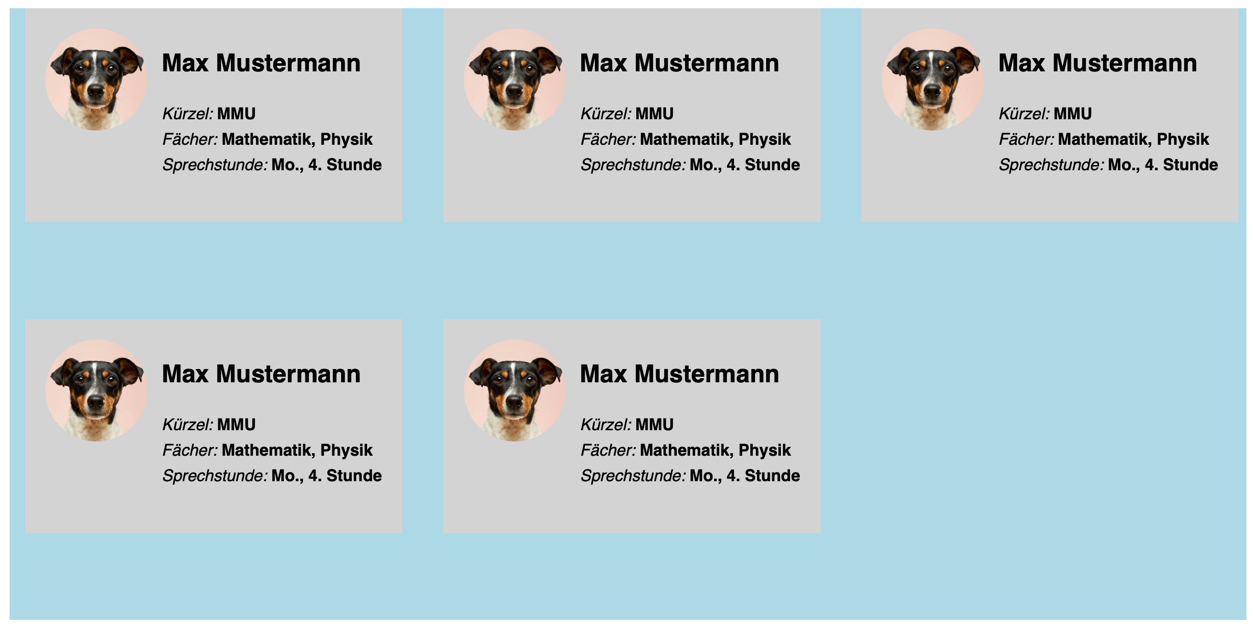mögliche Lösung dreispaltiges Layout