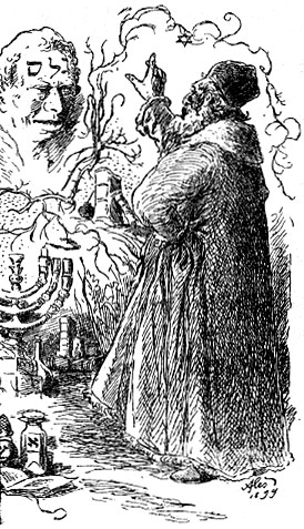 Rabbi Loew und seine Schöpfung, der Golem