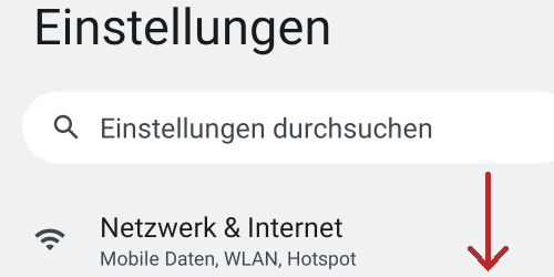 IP-Adresse und MAC-Adresse auf dem Smartphone