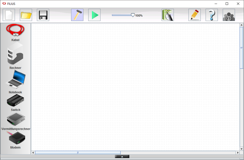 Filius beim Start Filius beim ersten Start