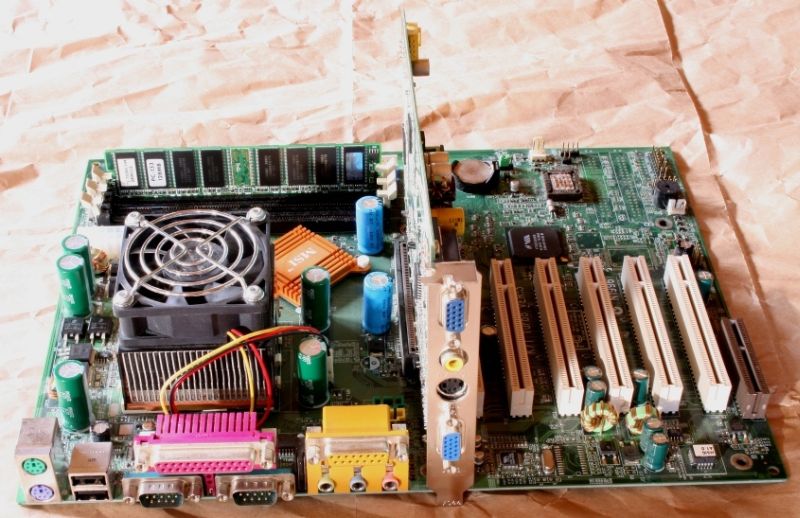 Hauptplatine eines Personal Computers Hauptplatine