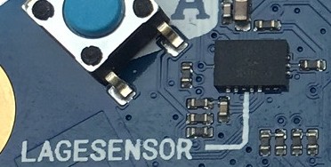 Lagesensor des Calliope mini Lagesensor