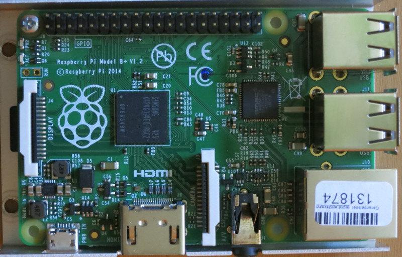 Hardware des RasPi Bild des RasPis