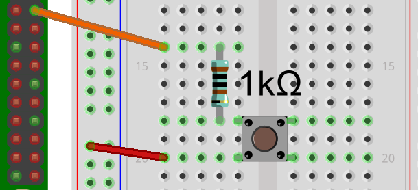 Taster ohne Pulldown Taster mit GPIO verbunden ohne pulldown