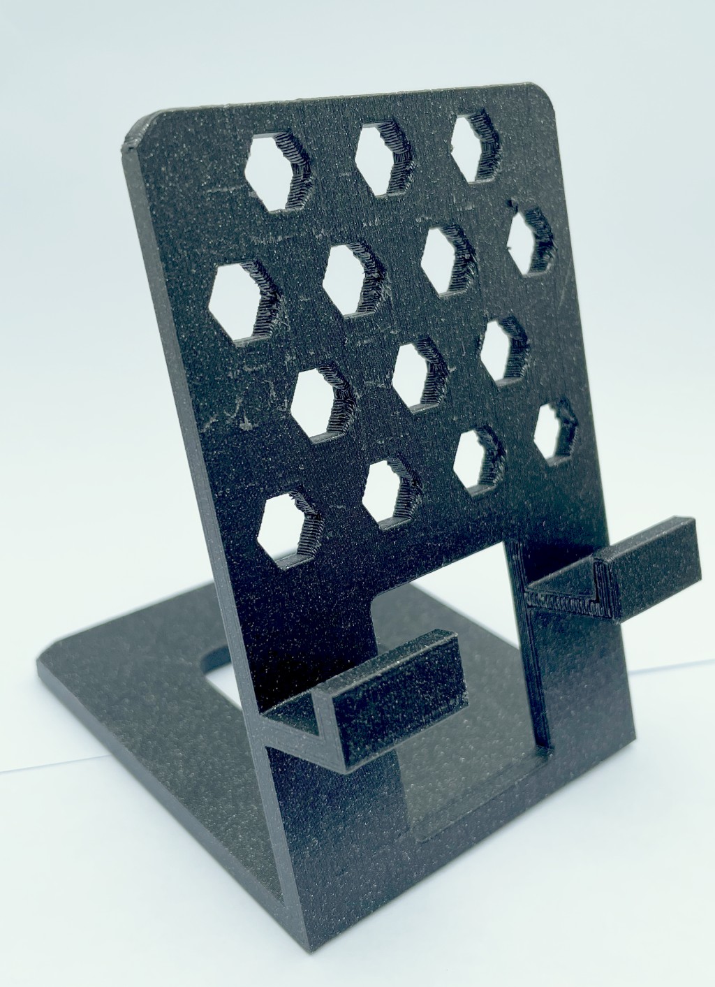 Druckergebnis ohne Stützen Ständer aufrecht stehend ohne Stützen