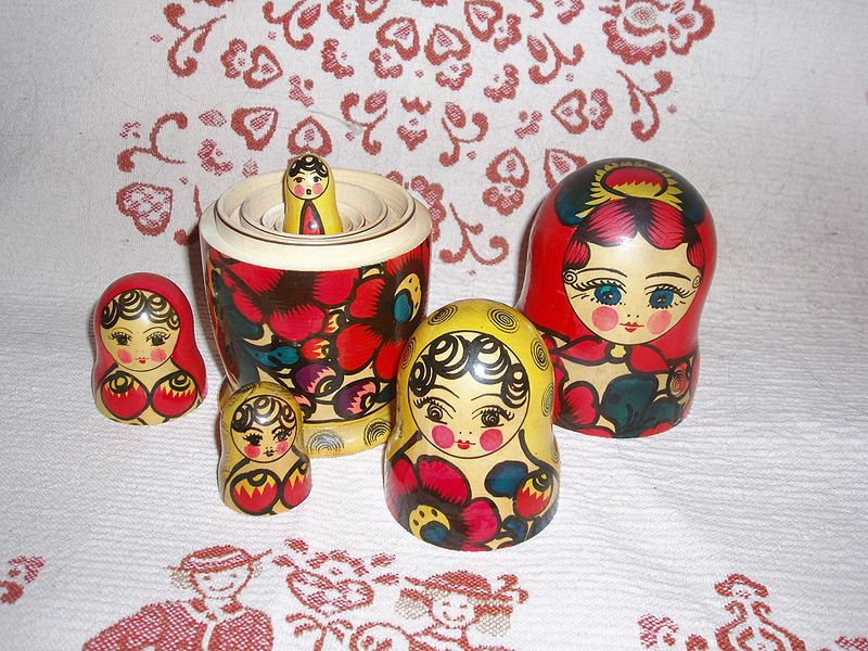 Russian toys Eine Matroshka