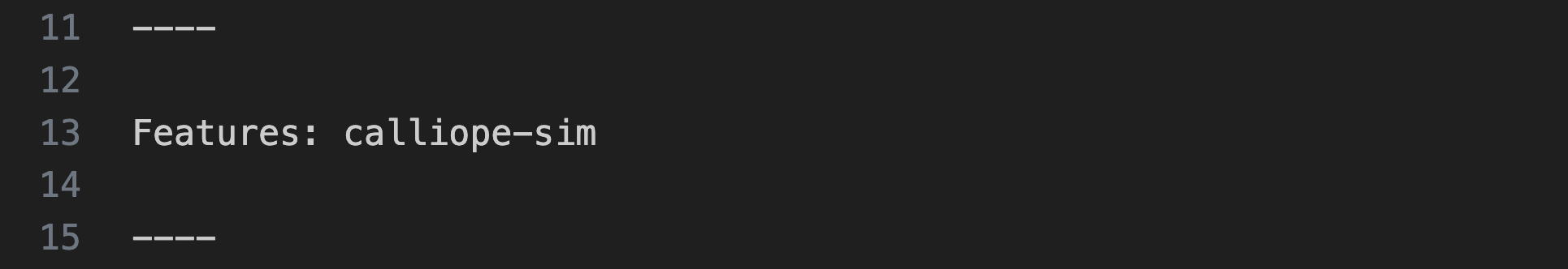 Beispielquelltext f&uuml;r die Einbindung eines MakeCode Programms &uuml;ber das Meta-Tag features