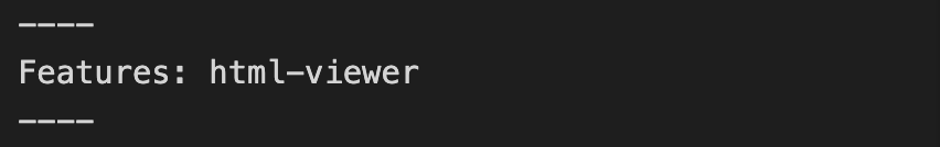 Beispielquelltext f&uuml;r die Einbindung des HTML Viewers &uuml;ber das Meta-Tag features