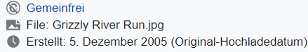 Informationen zu einem gemeinfreien Bild