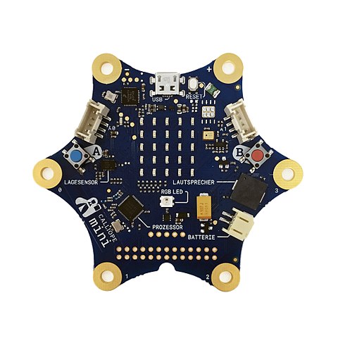 Calliope mini educational computer Abbildung eines Calliope mini