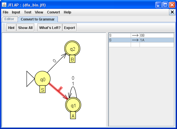 Akzeptor f&uuml;r Bin&auml;rzahlen