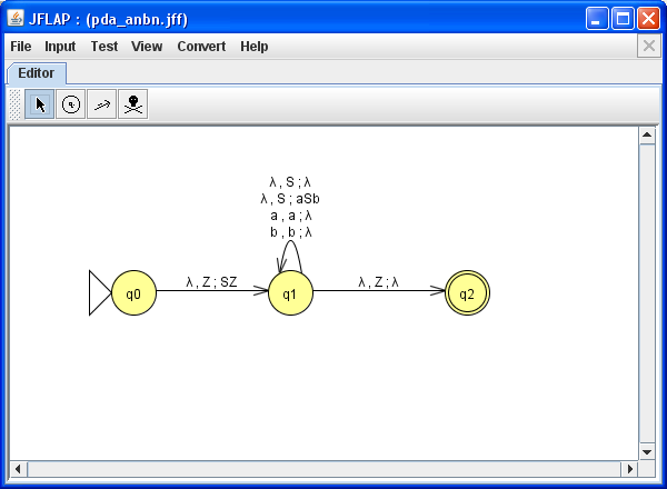 JFlap - Kellerautomat