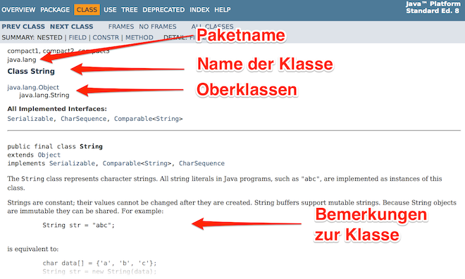 Klassendoku - Teil 1