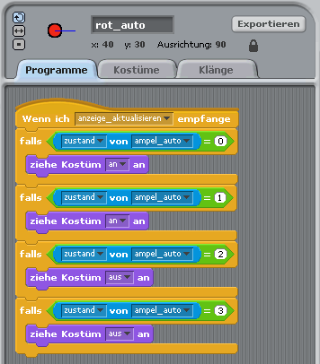 Programme von rot_auto - Weg 2