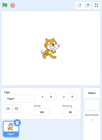 B&uuml;hne mit Katze