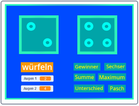 Screenshot Scratch-W&uuml;rfel
