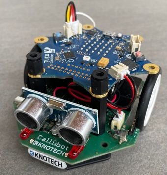 Calliope mit Calli:bot Calliope mit fahrbaren Untersatz Calli:bot 2