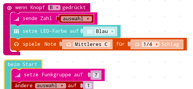 Programm-Senden einer Zahli Icon senden