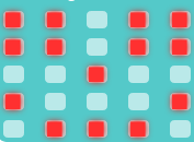 Blinzeln mit dem Calliope Anzeige Blinzeln mit Calliope