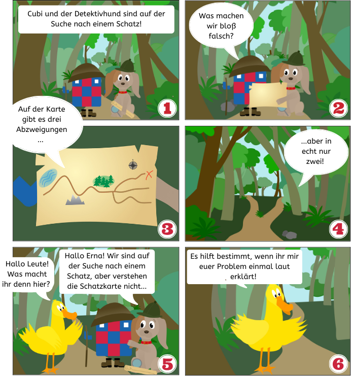 Comic zur Fehlersuche, Seite 1