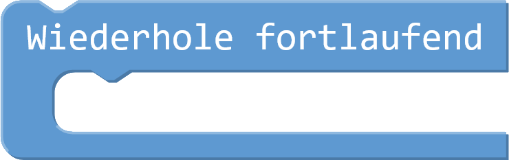 Baustein Wiederhole fortlaufend-Schleife