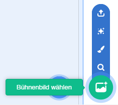 Bühne mit Hintergrund