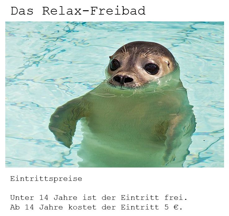 Relax-Freibad Das Relax-Freibad