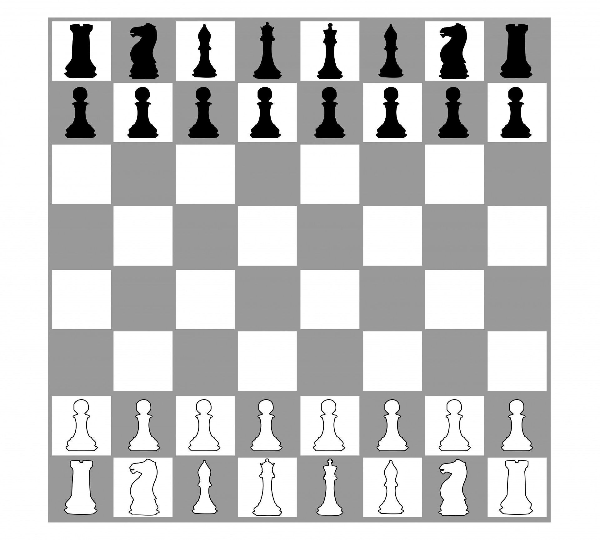 Schach-Spielbrett Schachbrett